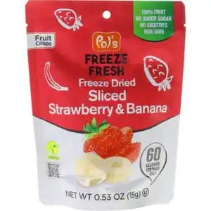 Pol's Freeze Fresh Freeze Dried Erdbeere & Banane Mix