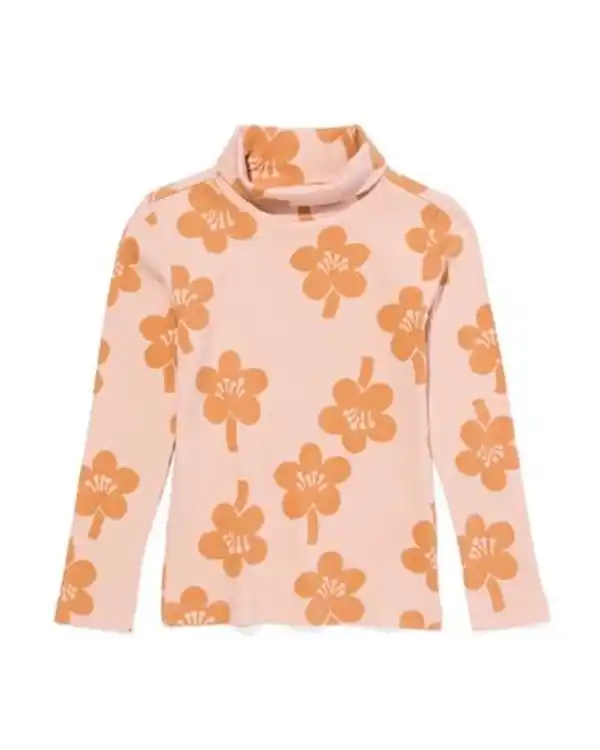 Bild 2 von Kindershirt mit Rollkragen, Ripp eierschalenfarben