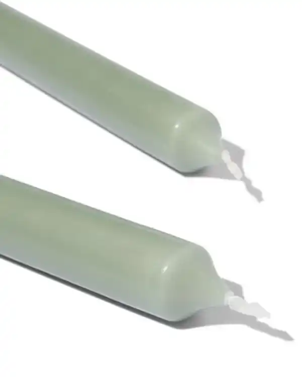 Bild 4 von 12er-Pack lange Haushaltskerzen, Ø 2.2 x 29 cm, hellgrün