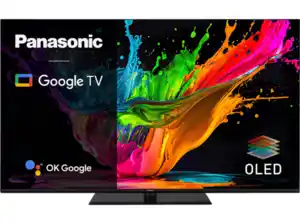 PANASONIC TX-65MZ800E OLED TV (Flat, 65 Zoll / 165 cm, 4K, SMART TV, Google TV), Schwarz