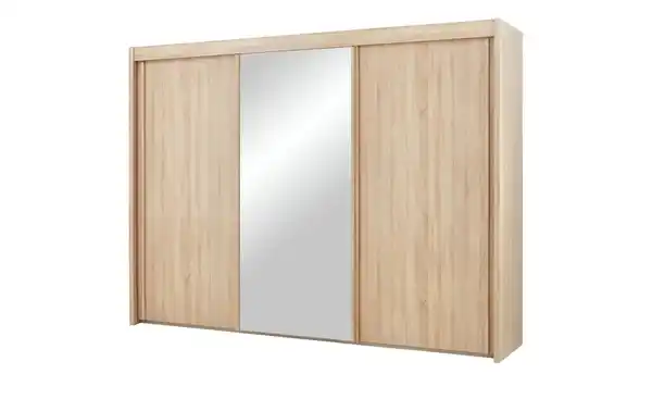 Bild 1 von Schwebetürenschrank 3-türig  Imperial ¦ holzfarben ¦ Maße (cm): B: 225 H: 223 T: 65 Schränke > Kleiderschränke > Schwebetürenschränke - Sconto