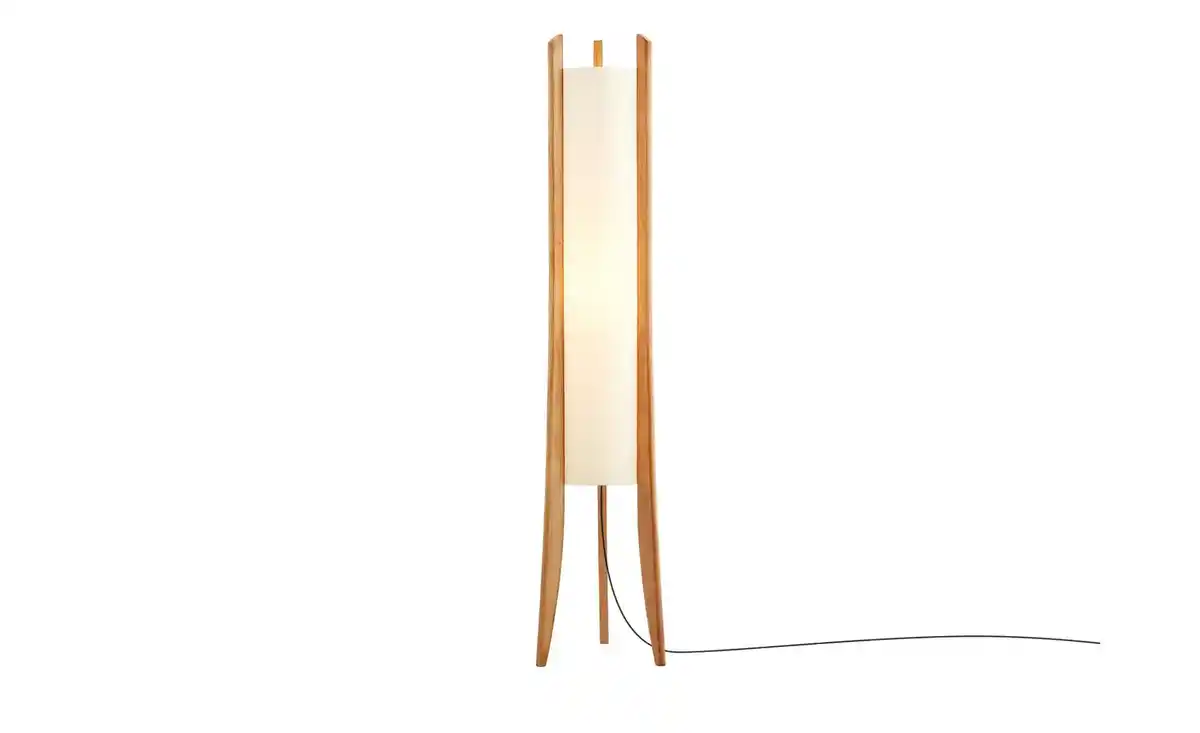 Bild 1 von Stehleuchte 1-flammig ¦ braun ¦ Maße (cm): H: 140  Ø: [30.0] Lampen & Leuchten > Stehlampen - Sconto