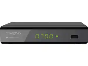 STRONG SRT 8119 DVB-T2 Receiver (HDTV, HD, Schwarz), Schwarz