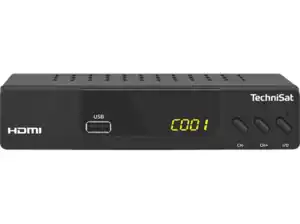 TECHNISAT HD-C 232 HDTV Receiver (DVB-C, DVB-C2, Schwarz), Schwarz