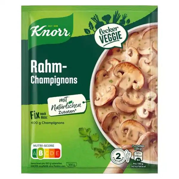 Bild 1 von Knorr 3 x Fix Rahm-Champignons