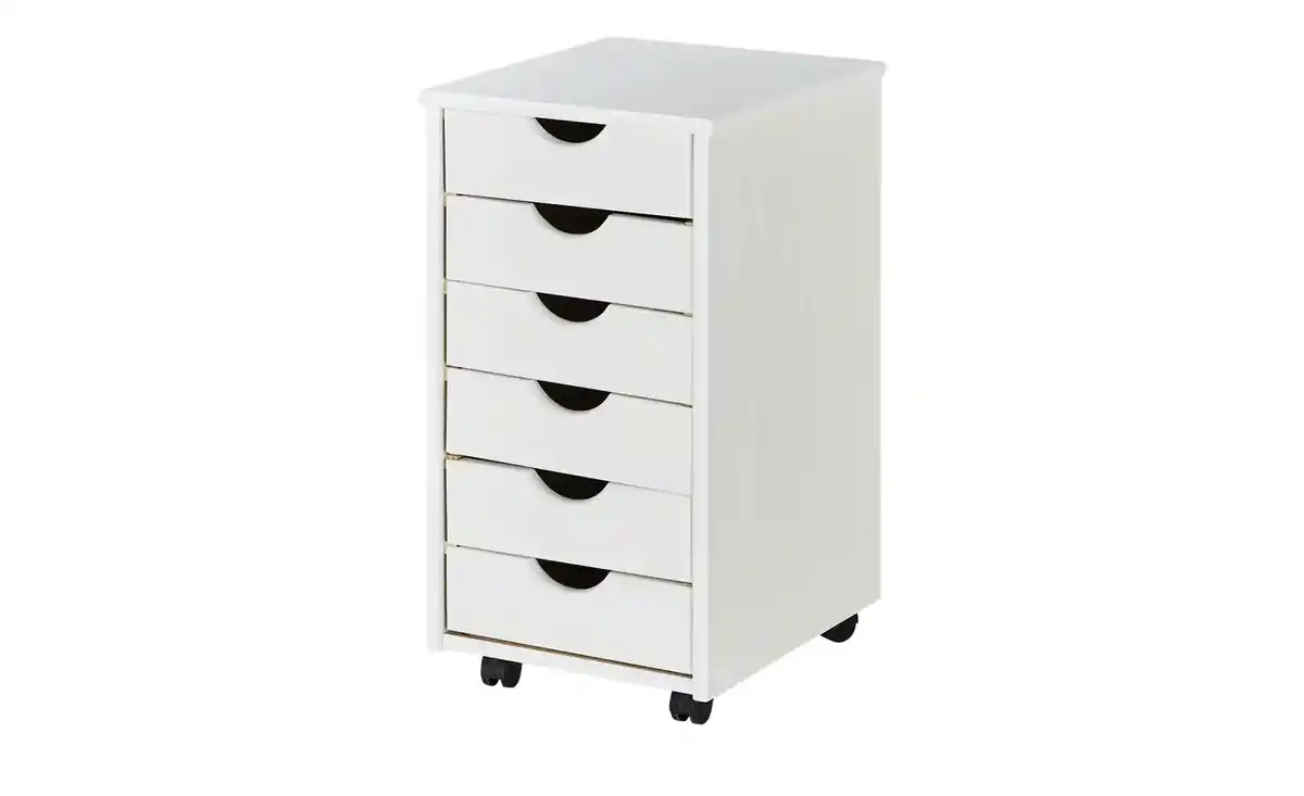 Bild 1 von Rollcontainer  Seine ¦ weiß ¦ Maße (cm): B: 35 H: 65 T: 40 Büro > Rollcontainer - Sconto