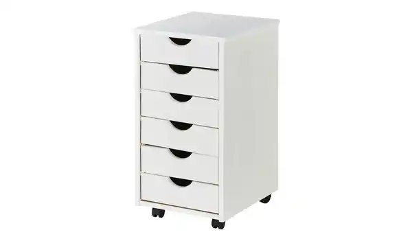 Bild 1 von Rollcontainer  Seine ¦ weiß ¦ Maße (cm): B: 35 H: 65 T: 40 Büro > Rollcontainer - Sconto