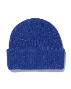 Kindermütze Beanie blau