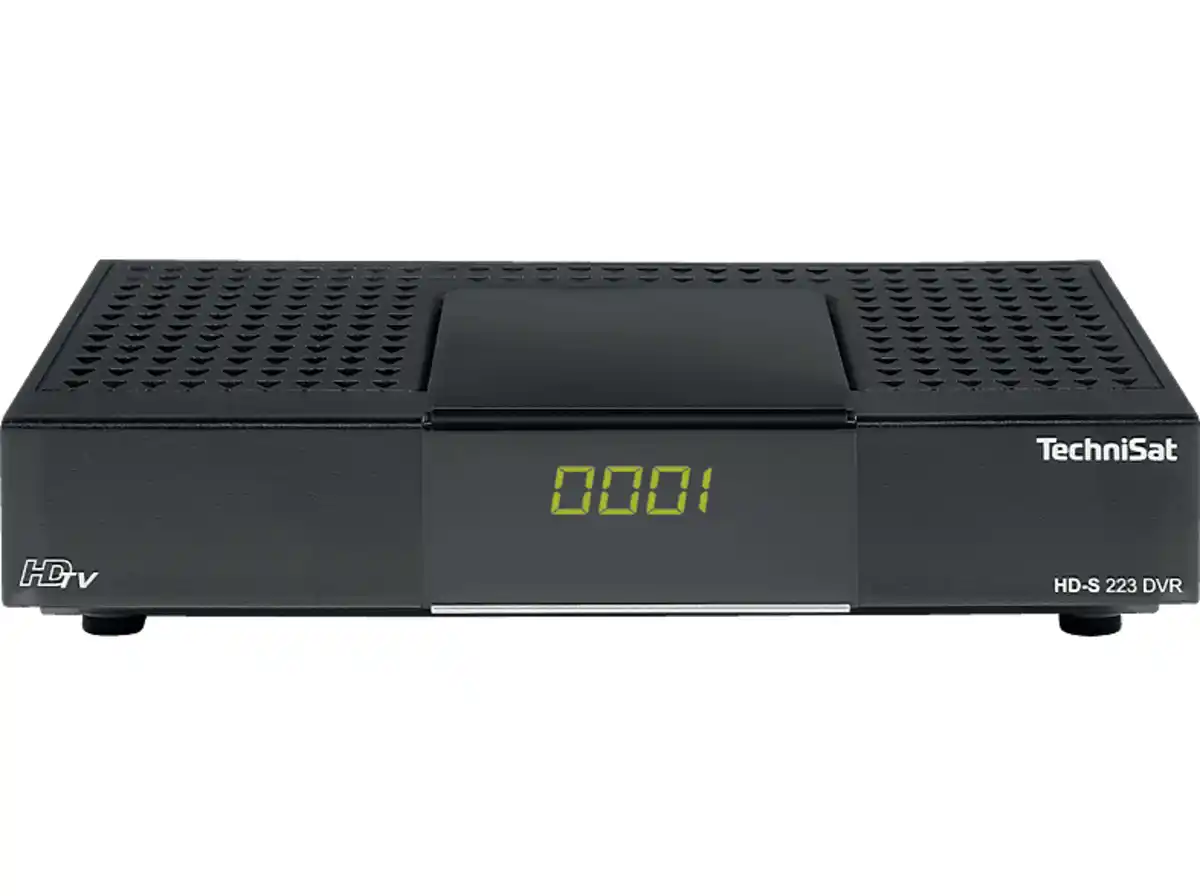 Bild 1 von TECHNISAT HD-S 223 DVR HDTV DigitalSat-Receiver (DVB-S, DVB-S2, Schwarz), Schwarz