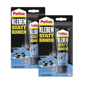 Kleben statt Bohren, Wasserresistent, 142g, 2er Set