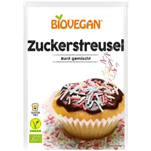 Biovegan BIO Zuckerstreusel Bunt gemischt