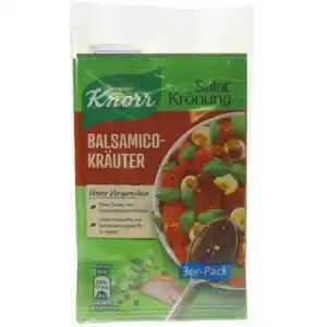 Knorr 4 x Salatkrönung Balsamico Kräuter, 3er Pack