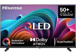 HISENSE 40A5NQ QLED TV (Flat, 40 Zoll / 100 cm, Full-HD, SMART TV), Schwarz