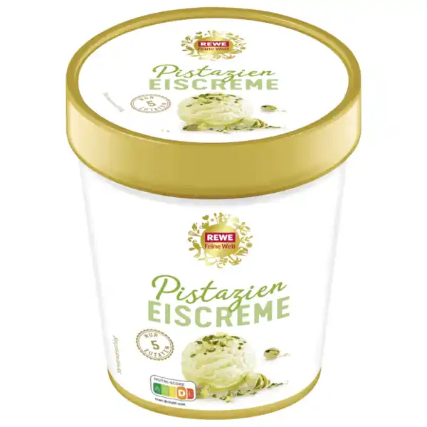 Bild 1 von REWE Feine Welt Pistazieneiscreme 480ml