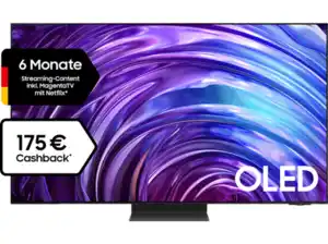 SAMSUNG GQ55S95D OLED TV (Flat, 55 Zoll / 138 cm, 4K, SMART TV, Tizen), Schwarz