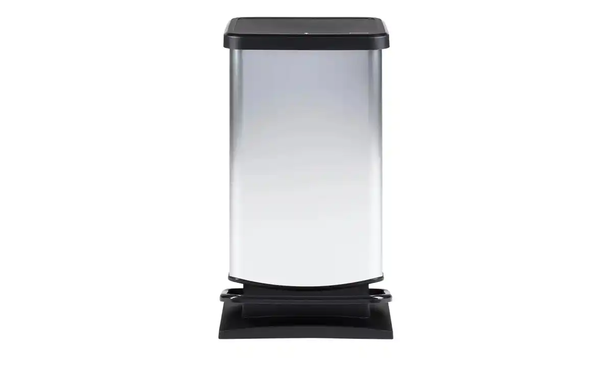 Bild 1 von Rotho Treteimer 40 l Silber  Paso ¦ silber ¦ Kunststoff ¦ Maße (cm): B: 29,5 H: 67,6 T: 30 Küchenzubehör > Abfalltrennung - Sconto
