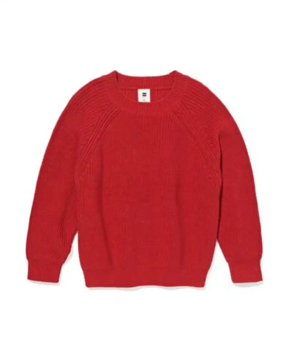Bild 2 von Kinder-Strickpullover rot