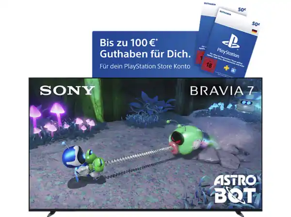 Bild 1 von SONY BRAVIA 7 K75XR70 QLED TV (Flat, 75 Zoll / 189 cm, 4K, SMART TV, Google TV), Schwarz