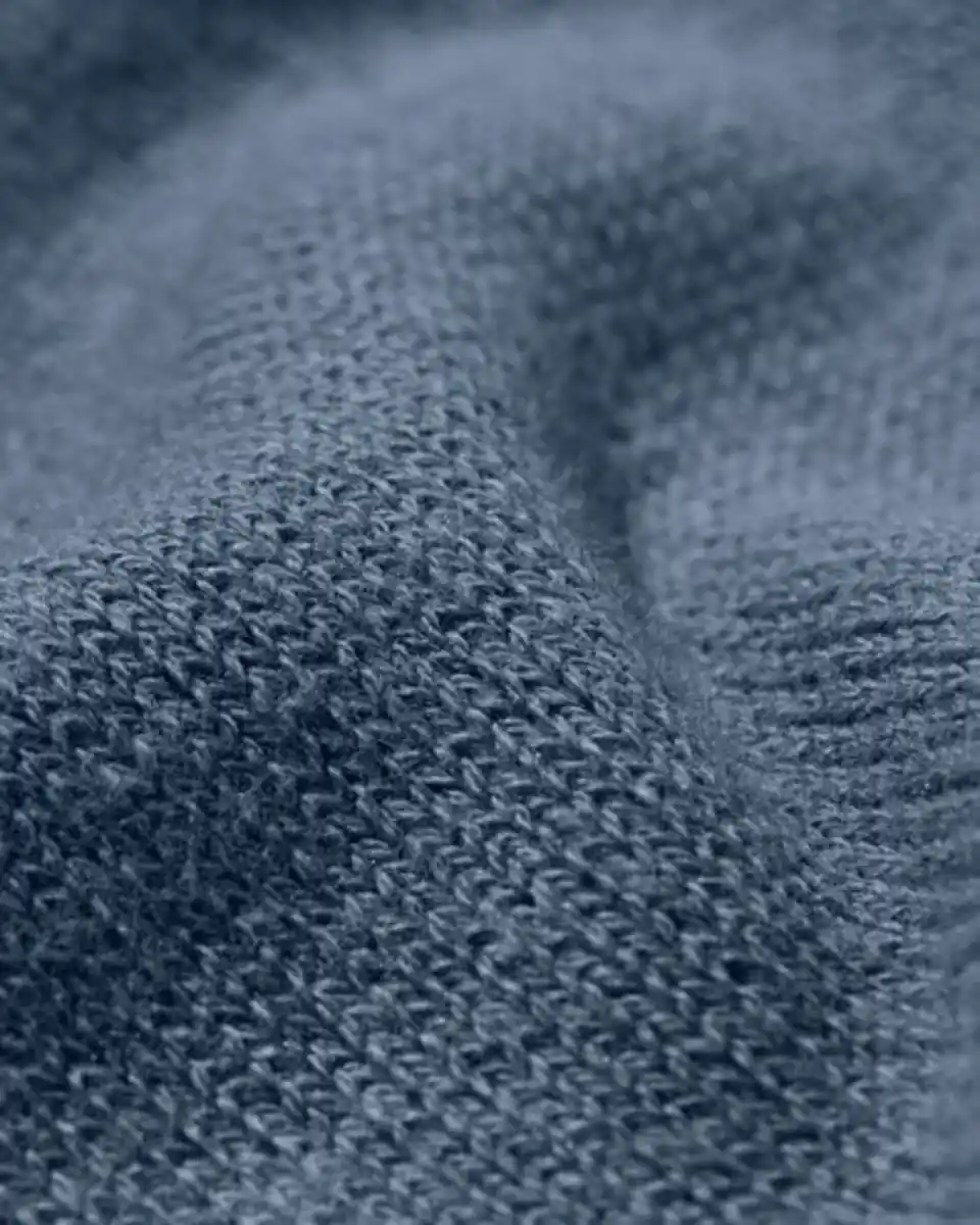 Bild 3 von Herren-Strickpullover mit Rollkragen blau