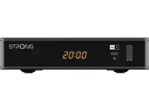 STRONG SRT 7815 HD Receiver (HDTV, HD+ Karte inklusive, DVB-S2, Schwarz), Schwarz