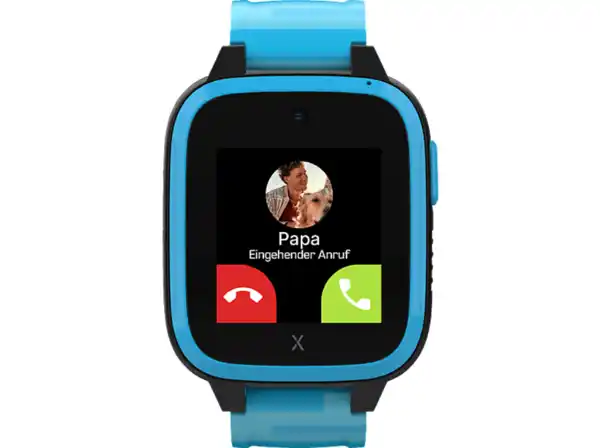 Bild 1 von XPLORA XGO3 2. Generation, inkl. Freenet SIM Kinder Smartwatch Silikon, Langer Teil: 112 x 20 mm, kurzer 83 Blau, Blau