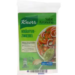 Knorr 4 x Salatkrönung Kräuter-Zwiebel, 3er Pack