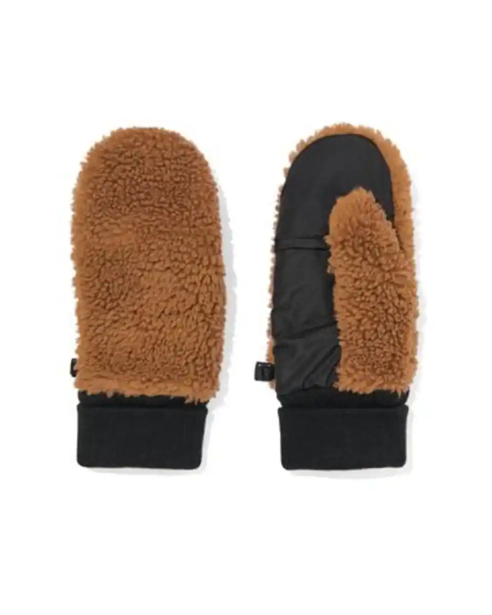 Bild 1 von Damenfäustlinge Teddy braun