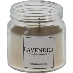 Scented Candle 2 x Duftkerze Lavendel Creme