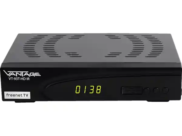 Bild 1 von VANTAGE VT 93 C/T-HD Receiver (HDTV, PVR-Funktion, DVB-T2 HD, DVB-C, DVB-C2, Anthrazit), Anthrazit