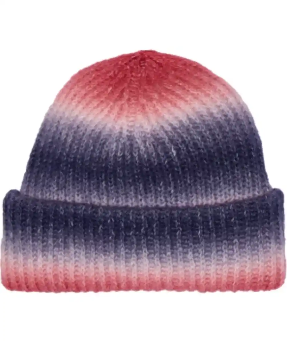 Bild 1 von Strickmütze mit Farbverlauf Ergee, mit Umschlag, pink/blau