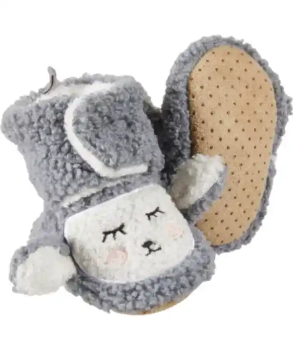 Bild 1 von Babyschuhe Schaf Teddykopf_Baby, ABS-Druck, grau