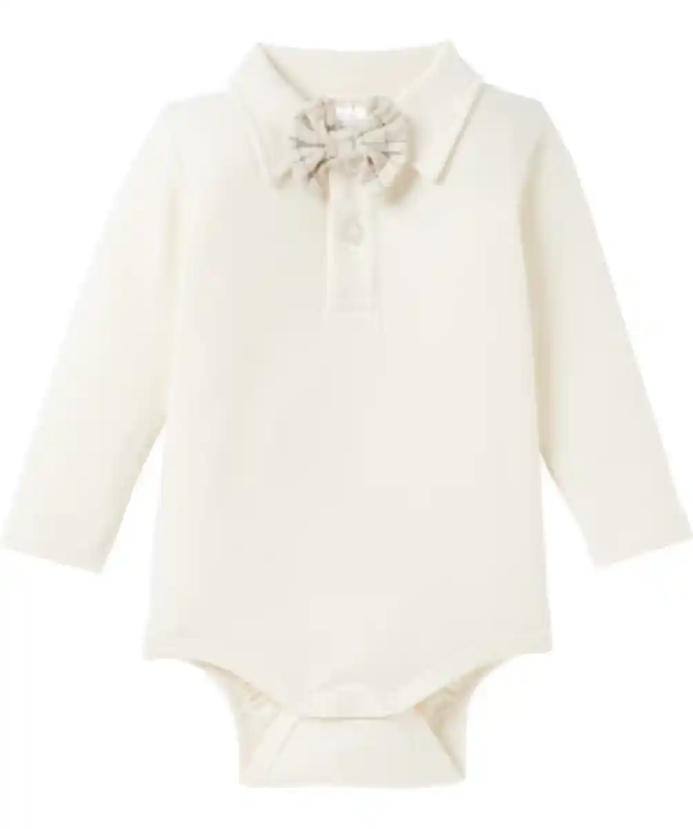 Bild 1 von Body mit Fliege Ergee, Hemdkragen, offwhite