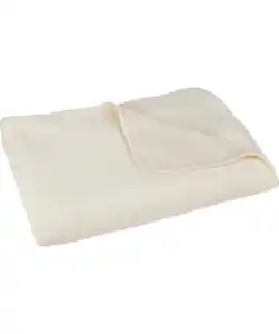 Babydecke aus Fleece Ergee, ca. 75 x 100 cm, offwhite