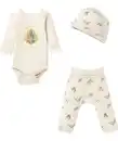 Bild 1 von Harry Potter Newborn Mütze + Body + Hose 3-tlg. Set, offwhite