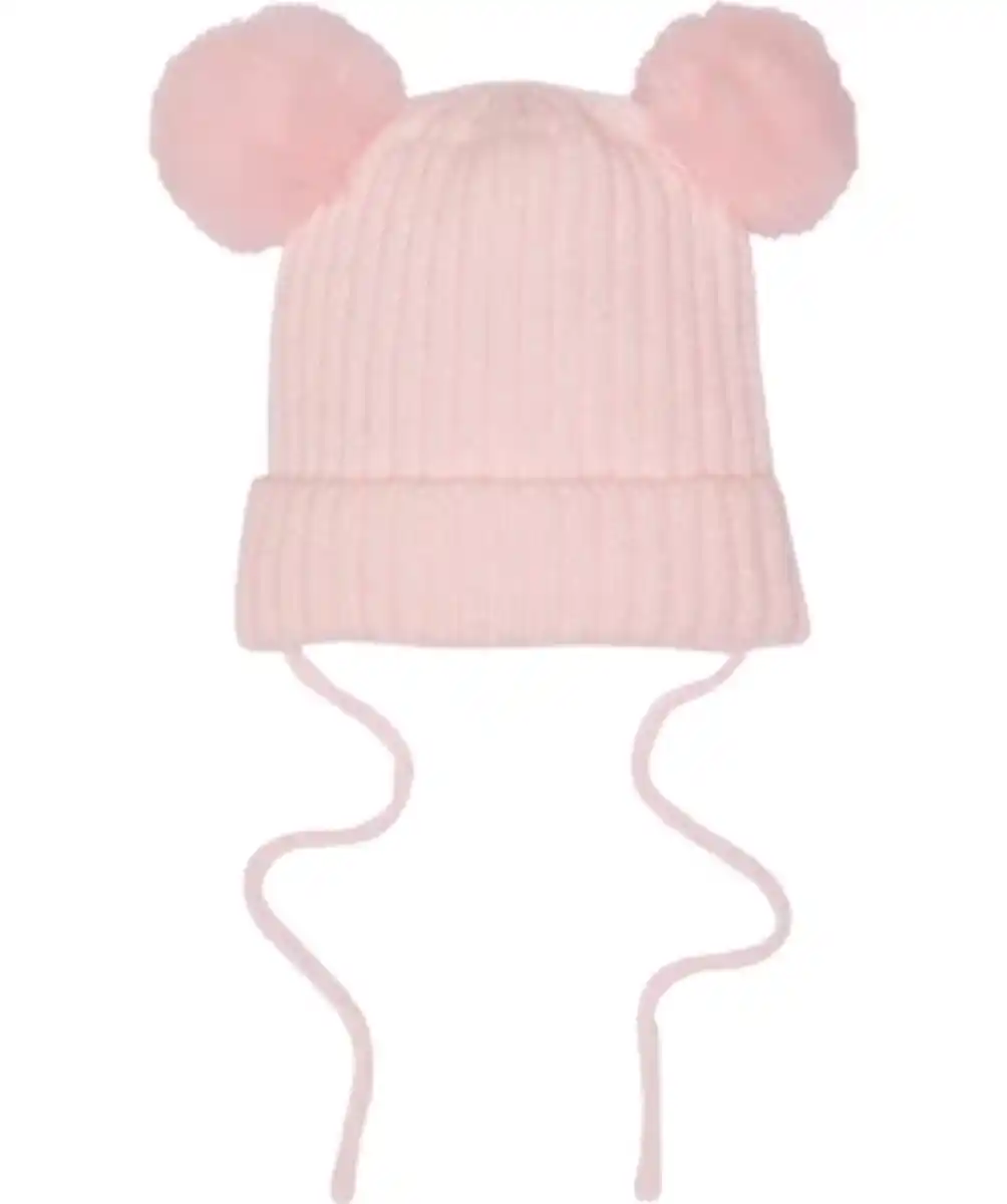 Bild 1 von Rosa Strickmütze Ergee, Bommel, rosa