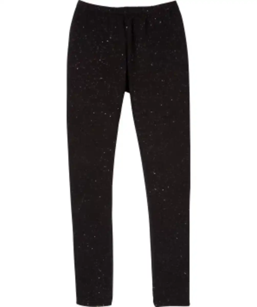 Bild 1 von Glitzernde Leggings Y.F.K., elastischer Bund, schwarz