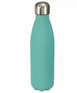 Isolierflasche ca. 500 ml, grau/blau