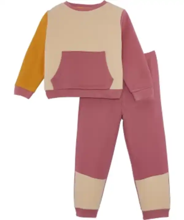 Bild 1 von Jogginganzug Colour-Blocking 2-tlg. Set, rosa