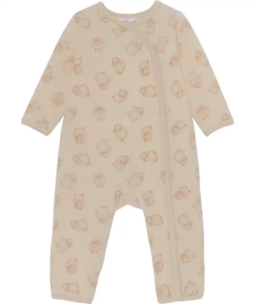 Bild 1 von Newborn Strampler mit Schafen Ergee, Knopfleiste, offwhite