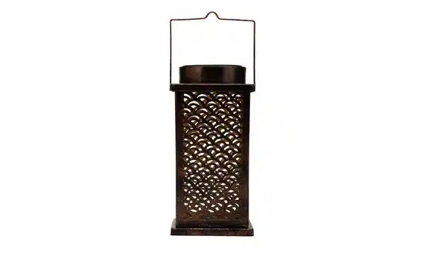 Bild 2 von Solar-Tischleuchte, bronzefarben `Laterne´