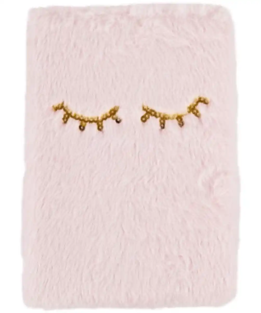 Bild 1 von Notizbuch mit flauschigem Einband verschiedene Designs, hellrosa