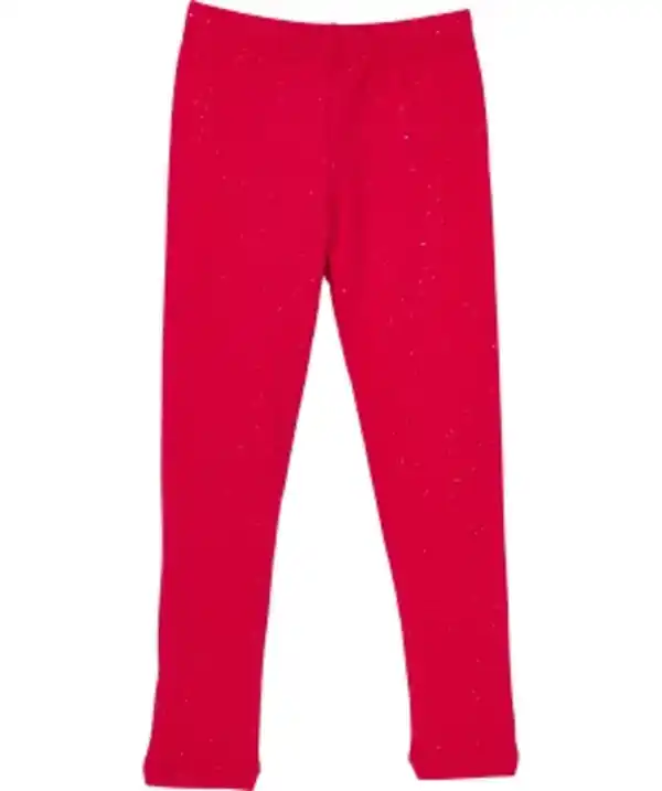 Bild 1 von Glitzernde Leggings elastischer Bund, rot