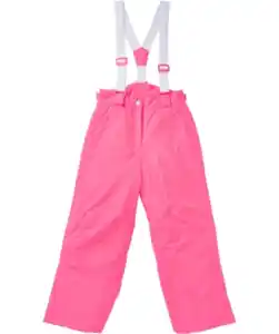 Skihose in Neonfarbe Y.F.K., mit Hosenträgern, neon pink