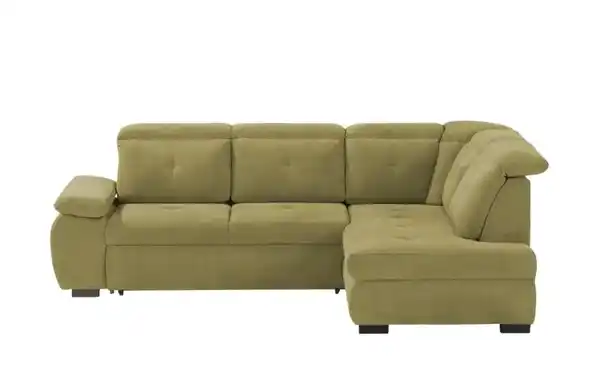 Bild 1 von smart Ecksofa ¦ grün ¦ Maße (cm): B: 252 H: 90 T: 192 Polstermöbel > Sofas > Ecksofas - Möbel Kraft