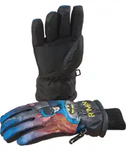 Lizenz Ski-Handschuhe verschiedene Lizenzen, schwarz