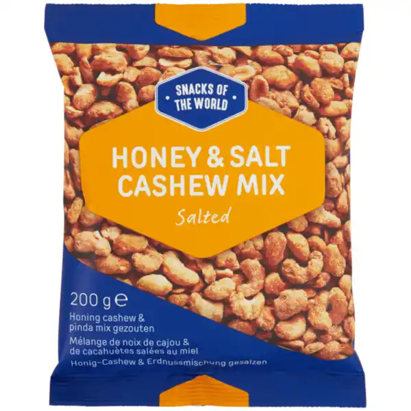 Bild 1 von Snacks of the World Honig-Cashew-Erdnuss-Mix