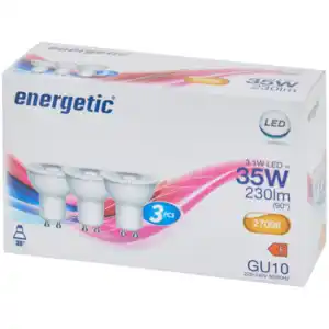 Energetic LED-Leuchtmittel GU10