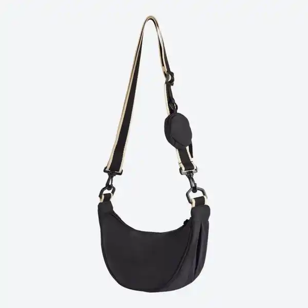 Bild 1 von Damen-Handtasche mit Karabinerhaken, ca. 30x16x10cm, Black