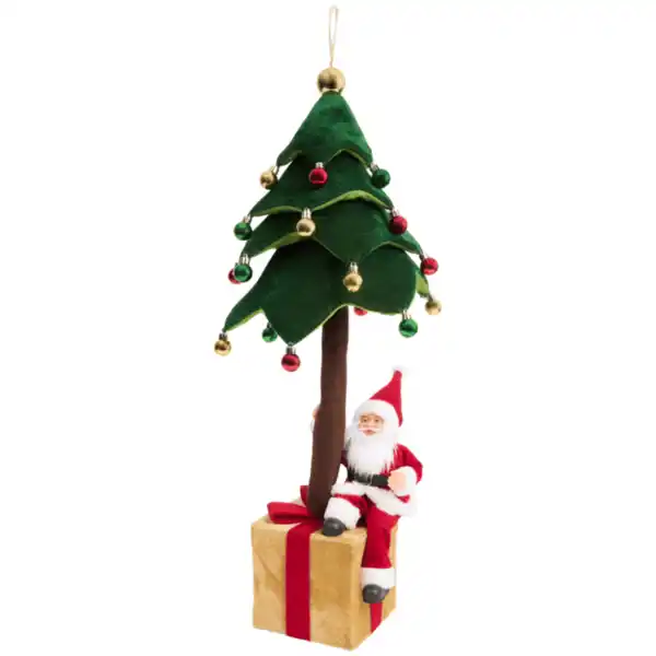 Weihnachtsmann Beine Baum Dekoration - Plüsch Beine Zum Einhängen, Lustige Weihnachtsdekoration