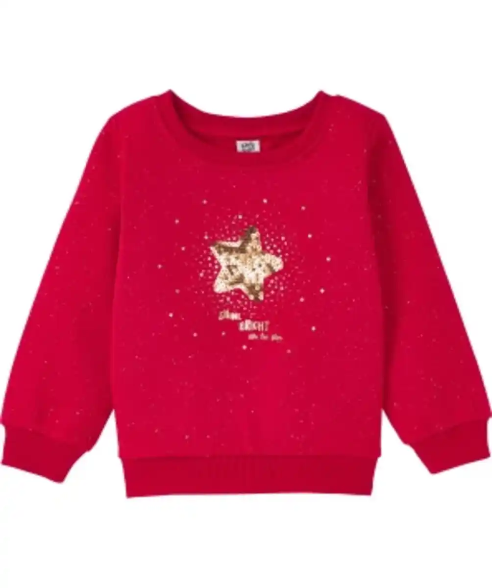 Bild 1 von Sweatshirt Weihnachten Pailletten, rot
